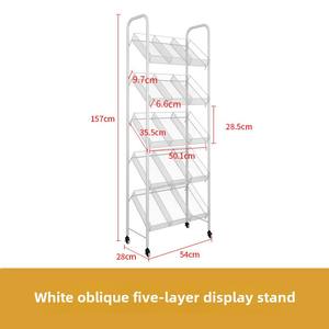 CHuimei Yx-005 Espositore Verticale Multistrato Personalizzato in Filo Metallico Verniciato a Polvere Eco-Friendly per Negozi di Cosmetici e Nail Art - Product Image 4