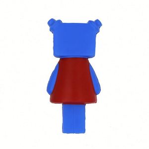 ของขวัญลูกบอลบีบคลายเครียดรูปหุ่นยนต์ ราคาถูก หุ่นยนต์แอนดรอยด์ทำจากโฟม PU พร้อมโลโก้ตามสั่ง - Product Image 4