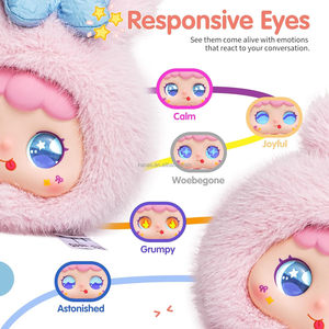 Peluche Intelligente IA de Haute Qualité, Personnage de <span class=keywords><strong>Dessin</strong></span> <span class=keywords><strong>Animé</strong></span> Adorable, Pendentif de Sac Moelleux, Poupée Interactif Parlante, Porte-clés, Cadeau - Product Image 5