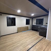 Venta caliente desmontable extensible engrosada duradera de alto estándar de oficina adecuada casa prefabricada contenedor