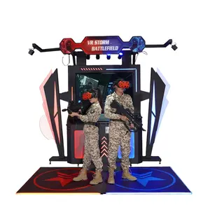 360 Degrees 9D Storm Battlefield Shooting Simulator Stand Best Earn Money Motion Equipment Hottest Sale VR Aircraft Game Machine