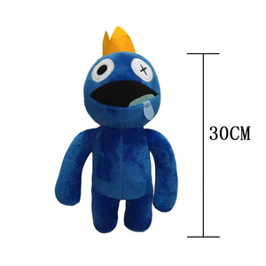 เพื่อนรุ้ง ตุ๊กตาสัตว์ประหลาดน้ำลายไหลสีฟ้าตัวเล็ก 30 ซม. รูปสัตว์น่ารักสำหรับเด็กของขวัญสำหรับทุกเพศ - Product Image 2