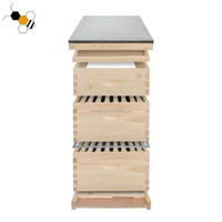 Ruche en bois de pin Langstroth à 10 cadres, 3 couches, pour l'équipement d'apiculture - Chine