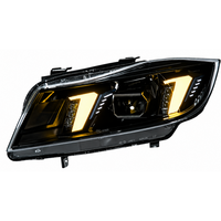 JY 2005-2012 Snake Eyes Style Zweifarbige Goldene 12V Auto-LED-Leuchten DRL Plug & Play E-Mark Aftermarket für BMW E90 Scheinwerfer-Baugruppe