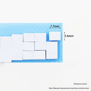 Almohadilla térmica 12,8 <span class=keywords><strong>W</strong></span>/<span class=keywords><strong>mK</strong></span> Almohadillas térmicas GPU de silicona no conductora para disipador de calor para computadora portátil GPU CPU LED Cooler 2,5mm - Product Image 6