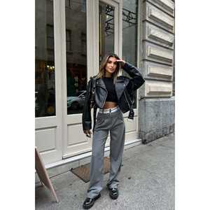 Pantalones Anchos Casuales para Mujer, Talla XL, Estilo Harem, con Cierre Elástico Transpirable en la Cintura, Pantalón de Color - Product Image 2