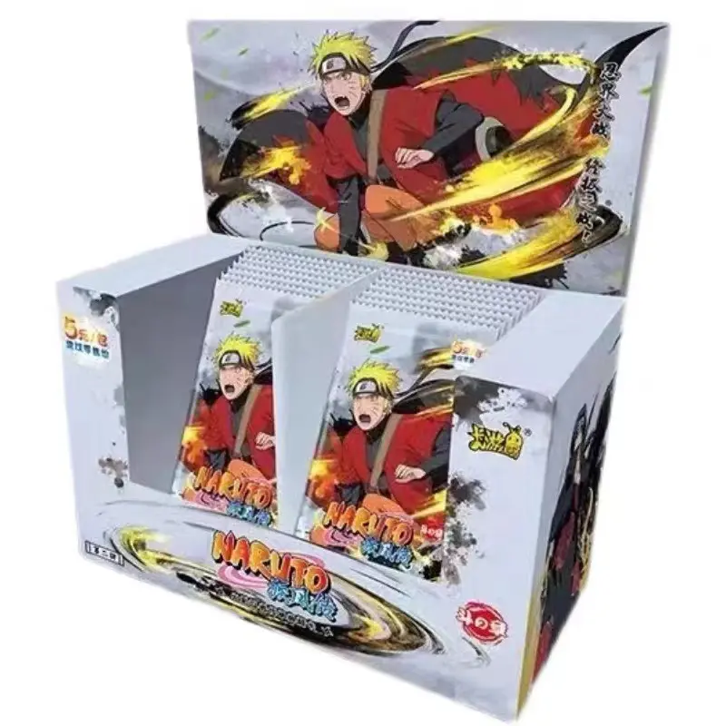 Kayou Cartões Tire2 Wave1 Narutoes Fogo Será Sucessor Emblema BR Card Booster Hinata Tsunade Sasuke Cartão Coleção Boy Toy Presente