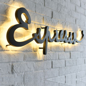 Letrero LED Acrílico Retroiluminado con Letras de Acero de Alta Calidad, Perfecto <span class=keywords><strong>para</strong></span> Tiendas Minoristas, <span class=keywords><strong>Locales</strong></span> <span class=keywords><strong>Comerciales</strong></span> y Oficinas - Product Image 6