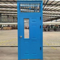 Porte coupe-feu en acier de 2 heures et 3 heures à Dubaï, portes de secours en cas d'incendie, portes anti-panique, ensembles de portes résistantes au feu