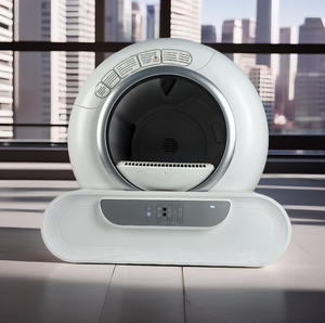 Bac à litière pour chat à nettoyage <span class=keywords><strong>automatique</strong></span>, grande capacité 65L, contrôle intelligent par application, faible bruit, toilette pour animaux de compagnie désodorisante, léger, 10 kg - Product Image 2