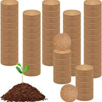 Blocs de terre de coco en granulés, respectueux de l'environnement, inodores, biodégradables, pour pépinière, jardin, semis, culture, fournitures de jardinage