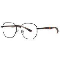 Lunettes de vue unisexes tendance, monture en métal, lunettes de mode, légères et confortables, vente en gros