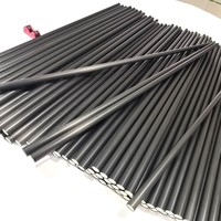 Tubes de fers de billard en fibre de carbone de 11,5 mm, préformés avec remplissage en mousse
