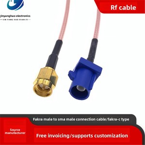 Универсальный <span class=keywords><strong>Fakra</strong></span> Male to <span class=keywords><strong>SMA</strong></span> Male <span class=keywords><strong>RF</strong></span>-кабель коаксиальные разъемы для автомобильного жгута проводов GPS Радио кабель для автомобиля - Product Image 2