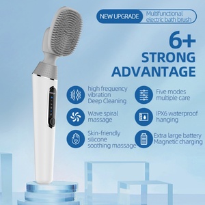 Cepillo Corporal Eléctrico de Alta Frecuencia con Vibración, Limpieza Profunda, Multifuncional, Cepillo de Baño, Producto de Belleza y Cuidado Personal - Product Image 3