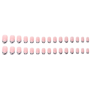 <span class=keywords><strong>Uñas</strong></span> postizas de bailarina, color de <span class=keywords><strong>vaca</strong></span> a juego, nuevo diseño 2024 OEM, prensa artificial en las <span class=keywords><strong>uñas</strong></span> - Product Image 2