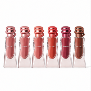Brillo Labial Orgánico Hidratante Mini con Tapa Giratoria y Pincel Pequeño en Tubo para Maquillaje de Fiesta, Resistente al Agua, Venta al por Mayor, Logotipo Personalizado - Product Image 1