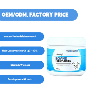 OEM/ODM 목초 사육 소 초유 캡슐 - 면역 지원을 위한 고함량 60% <span class=keywords><strong>IgG</strong></span> - Product Image 4