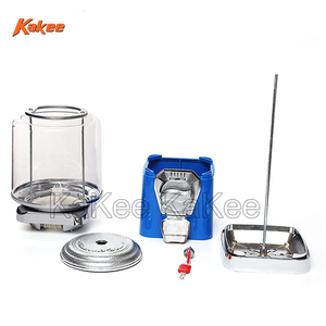 Machine à chewing-gum Cylindre <span class=keywords><strong>en</strong></span> métal Bubble Gum Machine Paiement de pièces Mini distributeur de capsules Gumball Distributeur automatique - Product Image 3