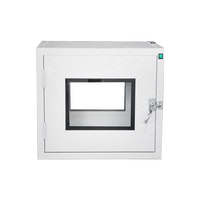 Boîte de passage statique en acier inoxydable pour salle blanche hospitalière, conforme aux normes GMP