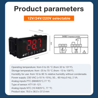 Nouvelles arrivées 3B21Touch écran régulateur de température affichage numérique contrôle de la température 16A Thermostat incubateur