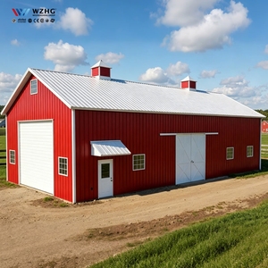 Nave Metálica de Bajo Costo, Almacén de Acero Económico, Nave Agrícola de Espacio Abierto, Almacén de Almacenamiento, Armazón - Product Image 2