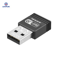 Adaptador WiFi USB 2.0 Mini WiFi6 de 300 Mbps, Tarjeta de Red Inalámbrica de 2.4 GHz para Escritorio, Plug & Play