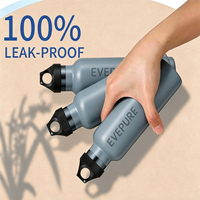 Bouteille d'eau isotherme à double paroi en acier inoxydable, plusieurs capacités, sans BPA, isolation thermique, écologique, OEM/ODM