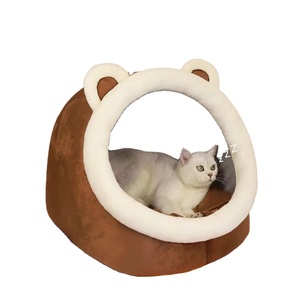 Nouvelle niche pour <span class=keywords><strong>chien</strong></span> carrée automne-hiver, populaire sur internet, chaude, semi-fermée, solide, écologique, en coton, fournitures pour animaux de compagnie - Product Image 1