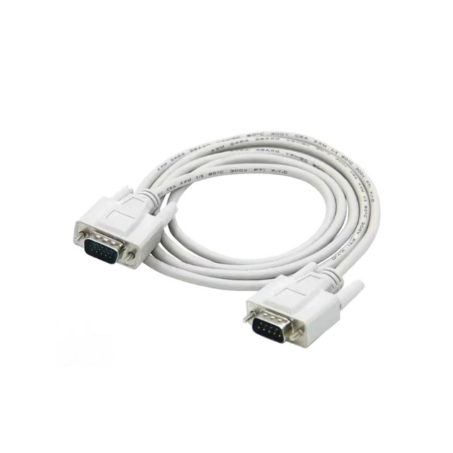 9-Pin to 15-Pin DB9 Male to VGA Male 15-Pin Control Cable with Copper Conductors for Serial Port 232 Line COM 232 VGA Data Line