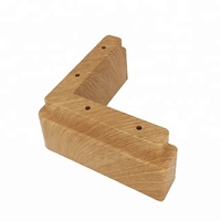 Pieds de meubles en plastique ABS en forme de L - Vente chaude - Design moderne de haute qualité pour canapé, salon et usage extérieur