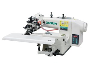 Máquina de coser industrial de cama cilíndrica de puntada invisible con operación electrónica y características automáticas de alta velocidad para costuras de pantalones - Product Image 6