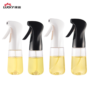 Bouteille pulvérisateur vide en plastique PET/PP blanc réutilisable de haute qualité 160 ml/200 ml pour cuisine, cuisson, barbecue, salades - Product Image 1