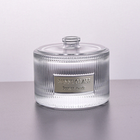 Flacon de parfum vide de luxe en verre 58 ml avec pompe/bouchon à vis de haute qualité, gravure, compte-gouttes pour diffuseur – Vente chaude