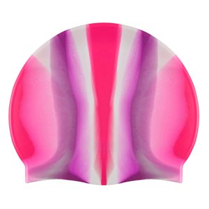 Bonnet de bain OEM vierge personnalisé avec logo, en silicone, pour adultes et enfants, fabrication par sérigraphie - Product Image 3