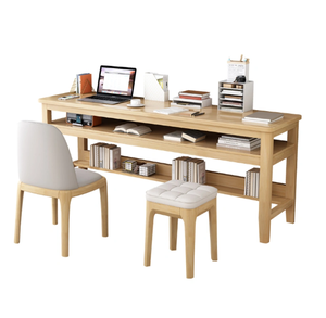 <strong>Computer</strong> Chair and Table Modern Minimalist Table Wooden Study <strong>Computer</strong> <strong>Desk</strong> with Long and <strong>Narrow</strong> Multi-person <strong>Computer</strong> Table - Product Image 4