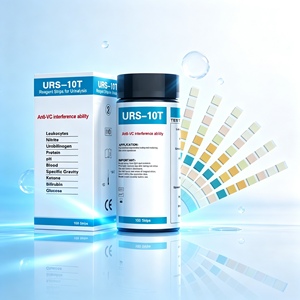 Tiras Reactivas de Orina de Grado Médico <span class=keywords><strong>Anti</strong></span>-Interferencia de 10 Pruebas, Lectura Rápida en 2 Minutos, Tiras de Detección de Orina Confiables y Rápidas - Product Image 1