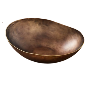 Bol de serveur de style simple Accueil Hôtel Restaurant Utilisation Bol de service de fruits Table Top Ustensiles de cuisine Bol - Product Image 1