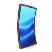 Monitor Curvo Táctil LED LCD de 43 Pulgadas Tipo C, Duradero, PCAP Firelink, 4k HD 3840*2160, Vertical para Juegos