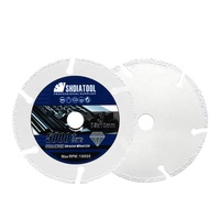 Disque à tronçonner diamanté brasé sous vide de haute qualité 3 po/75 mm pour la découpe de métaux, acier, fonte et barres d'armature - Vente en gros