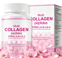 LENM Complément de peptides de collagène multi-sources pour les articulations, les os, la peau, l'hydratation, l'élasticité, les cheveux et les ongles, en capsules, non destiné aux femmes enceintes