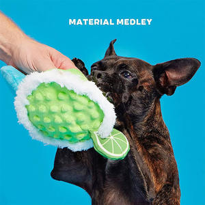 ของเล่นเคี้ยวสำหรับสุนัขรูปยูนิคอร์นสายรุ้ง ตุ๊กตาสัตว์น่ารัก ของเล่นสุนัขแบบนุ่มๆ - Product Image 3