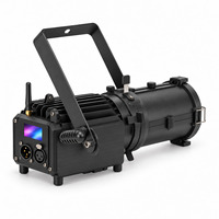 Projecteur LED profilé 150W 5 couleurs RGBAL fixe 26 degrés avec fente Gobo et DMX sans fil pour le théâtre
