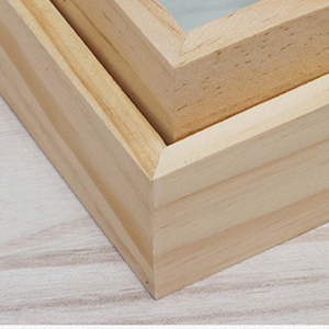 Khung ảnh bằng gỗ tự nhiên với khung kính đôi sinh thái ảnh gỗ - Product Image 4