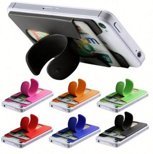Customizable Logo Design Free Samples Portable Silicone Slap <b>Card</b> <b>Holder</b> New Invention Product - Product Image 2