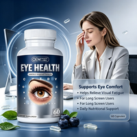 Capsules antioxydantes pour la santé oculaire en gros, formule AREDS2, soutien à la santé oculaire, soin nutritionnel des yeux, OEM/ODM