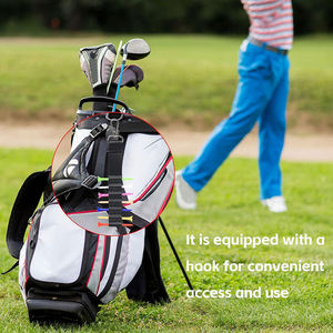 Porte-tee de golf en cuir de qualité supérieure, porte-tee de golf personnalisé, organisateur de tee de golf portable avec logo personnalisé, cadeau pour homme - Product Image 6