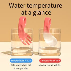 Ensemble cuillère et fourchette de formation PP sans BPA pliable et durable à changement de couleur pour les enfants et de qualité alimentaire pour l'apprentissage - Product Image 3