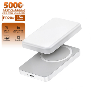 <span class=keywords><strong>Batterie</strong></span> <span class=keywords><strong>externe</strong></span> portable OEM à charge rapide 5000 mAh, chargeur <span class=keywords><strong>sans</strong></span> <span class=keywords><strong>fil</strong></span>, mini <span class=keywords><strong>batterie</strong></span> <span class=keywords><strong>externe</strong></span> magnétique 10000 mAh pour <span class=keywords><strong>iPhone</strong></span> - Product Image 1