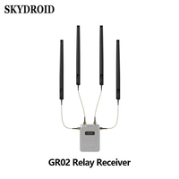 Répéteur Skydroid GR02 à large plage de tension 7.2-72V 2.4GHz 5.8GHz, prolongateur d'unité aérienne FPV pour l'agriculture